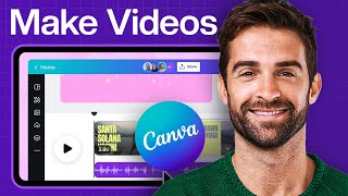 How to Make Videos in Canva Video Editor 2024  Tutorial for Beginners [upl. by Annairdna493]