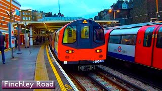 Finchley Road  Jubilee  Metropolitan lines  London Underground  S8  1996 Tube Stock  2015 [upl. by Nagol]