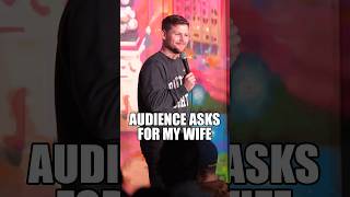 Audience member asks for my wife standup comedy drewlynch wife [upl. by Yrod873]