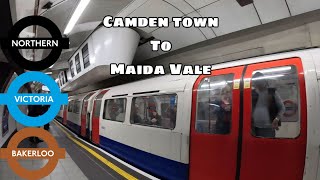 LONDON UNDERGROUND JOURNEY  Camden Town to Maida Vale [upl. by Dore]