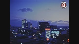 San Diego downtown city lights in 1966 [upl. by Kipton480]