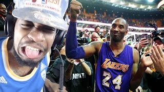 HAPPY ANNIVERSARY KOBE KOBE BRYANTS LAST GAME REACTION 60 POINTS 23 IN THE 4TH [upl. by Dane]