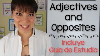 ADJETIVOS EN INGLÉS Y ESPAÑOL  PRONUNCIACIÓN Y DEFINICIÓN [upl. by Zorine]