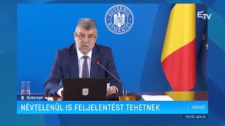 Névtelenül is feljelentést tehetnek – Erdélyi Magyar Televízió [upl. by Ainniz]