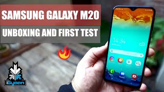 Samsung Galaxy M20 Unboxing Performance Gaming And Camera First Look [upl. by Ap]