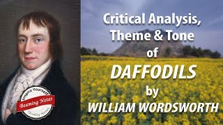 Daffodils by William Wordsworth Analysis and Explanation [upl. by Tabber]