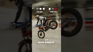 same tricks two different 🏍️ moto trialsbike stuntbike [upl. by Clough]