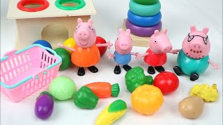 Peppa Pig Learning Toys Fruit Vegetable and Color [upl. by Vala]