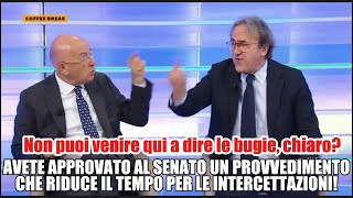 Gratteri Rissa verbale tra Sisto e Bonelli che urla in faccia Non puoi venire qui a dire bugie [upl. by Targett883]