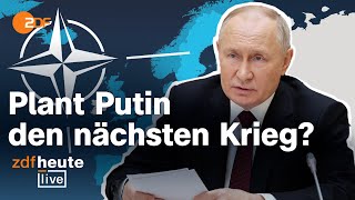 Russische Konfrontation mit Nato Warum die Zeit drängt  Militärexperte Mölling bei ZDFheute live [upl. by Hillary]