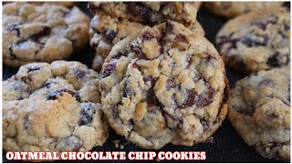 CHUNKY OATMEAL CHOCOLATE CHIP COOKIES RECIPE [upl. by Eelik]