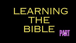 Learning the Bible Part 3  Pst Dolapo Lawal [upl. by Barthol]