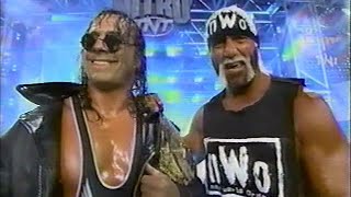 Hollywood Hogan amp Bret Hart nWo BampW vs Sting nWo Wolfpac amp Ultimate Warrior OWN  ENTRANCES [upl. by Ennairrac257]