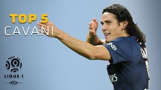 Edinson Cavani  Top 5 Goals [upl. by Anora781]