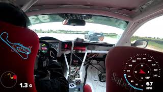 Mazda RX8 K24 DKG 190921 Fastest car in JapFest 2021 Kaloqnovo Track [upl. by Anelrac]