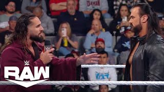 Seth Rollins Wants the Future Drew McIntyre Wants A Title  WWE Raw Highlights 22624  WWE on USA [upl. by Tichon420]