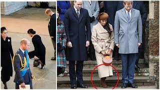 Meghan Markles Deep Curtsy for Queens coffin is a Sweet Reminder of her first meeting with Queen [upl. by Itnuahsa635]