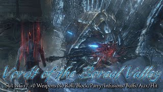 Vordt of the Boreal Valley SL1 NG7 0 No RollBlockParryInfusionsBuffsAuxHit [upl. by Annis907]