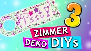 Super schöne Türschilder für Kinder  ZimmerDeko für Kids  DIY für Kinder [upl. by Kiraa]