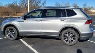 2022 VW Tiguan 20T SE 4Motion in Pyrite Silver Metallic with panoramic sunroof [upl. by Marcile806]