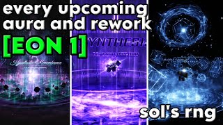 Every Upcoming Aura and Rework for Eon 1  Sols RNG [upl. by Atilrep353]