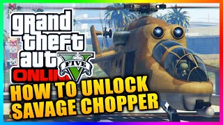 GTA 5 Heists DLC quotSAVAGEquot Heist Helicopter Gameplay  How To Unlock Savage Heist Helicopter GTA V [upl. by Humbert749]