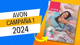 CATÁLOGO AVON CAMPAÑA 1 MEXICO 2024  BELLEZA [upl. by Kemme]