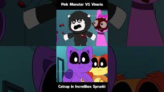 Pink Monster vs Vineria x Catnap BABY Cute story Incredibox Sprunki Animation [upl. by Amalberga]