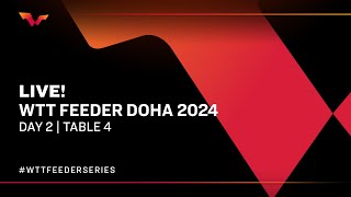 LIVE  T4  Day 2  WTT Feeder Doha 2024 [upl. by Weslee]