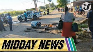 JLP Blames PNP for Unrest in Hotel Sector  St James Residents Protest Bad Road Conditions [upl. by Ddet]