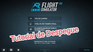 Real Flight Simulator  Tutorial de como despegar🛫 paso a paso [upl. by Naarah45]