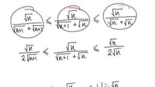 Video 2495  Limit of a sequence sqrtnsqrtn1sqrtn  Practice 22 [upl. by Maier]