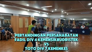 Fadil div 4 VS Toto div 7 Pertandingan persahabatan [upl. by Retepnhoj43]