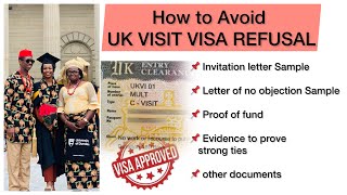 How My Parents got UK VISITOR VISA 17 Documents needed to avoid UK VISA REFUSAL [upl. by Mclyman]