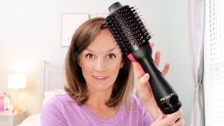 REVLON ONE STEP HAIR DRYER amp STYLER • Review amp Tutorial [upl. by Notslah]