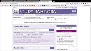 Studylightorg for Word Studies [upl. by Notled]