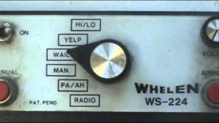 Whelen WS224 Vintage Siren Demo [upl. by Barcot278]