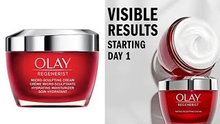 Olay Regenerist Micro Sculpting Cream Face Moisturizer [upl. by Adekam]