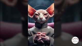 17 SURPRISING Facts about Sphynx Cats  P5 youtubeshorts cat shortsfeed pets [upl. by Dibbell]