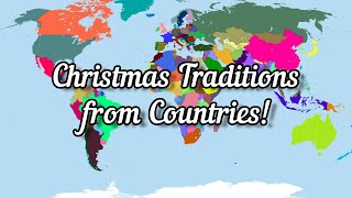 Christmas Traditions from different countries around the world [upl. by Rigby]