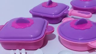 5 Minutes Satisfying with Unboxing Hello Kitty Kitchen Set  ASMR Miniature Set Up Toy Cooking Play [upl. by Wachter686]