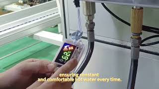 Digital balanced water heater precise temperature control high efficiency and energy saving [upl. by Eedolem]