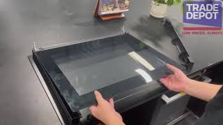 Oven Door amp Glass Removal Guide [upl. by Elockcin]