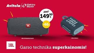 JBL garso technika superkainomis [upl. by Asehr]