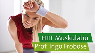 HIIT  High Intensity Interval Training mit Prof Ingo Froböse und Vanessa Blumenthal Muskulatur [upl. by Ambrosine]