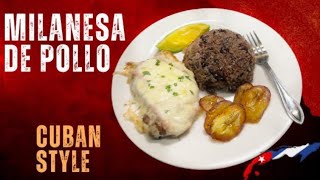 Milanesa de pollo Cuban style [upl. by Brost]