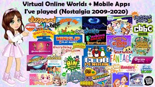 2000s Nostalgia  Virtual Online Worlds Flash Game Websites  Apps Ive Played [upl. by Aidekal643]