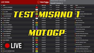 🔴 LIVE Timing TEST Misano 1 MotoGP [upl. by Alieka]