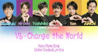 V6  Change the World Inuyasha Opening color coded lyrics KanRomEng [upl. by Treblig]