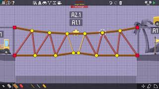 Poly Bridge 2 walkthrough Solution 213 Compression [upl. by Ecirtak]